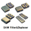 4G-LTE向けRF SAWデュプレクサ【3.8x3.8mm】
