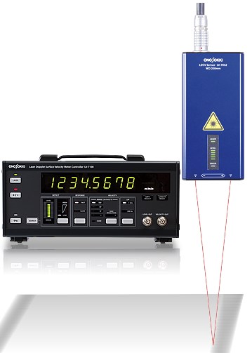 滑りや伸びを非接触で計測｜レーザー面内速度計 LV-7000