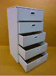 ECOな段ボール製　多目的オリジナルデコチェスト