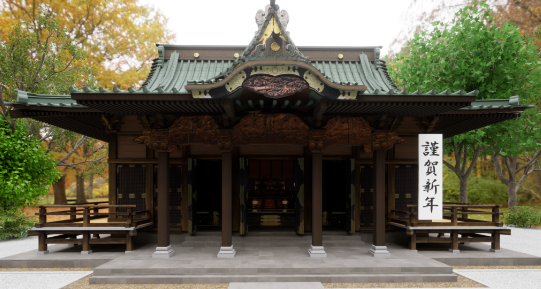 【CGパース制作事例】三嶋大社