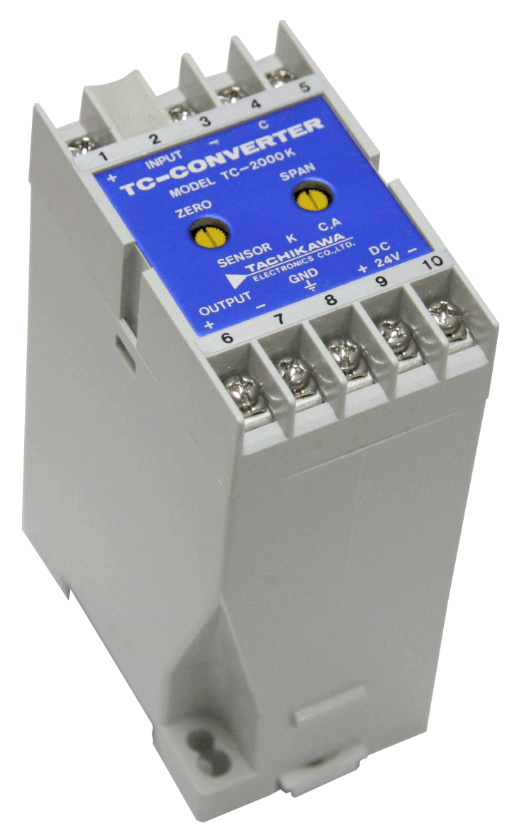 熱電対用温度変換器『TC-2000シリーズ』（計装用・絶縁型）