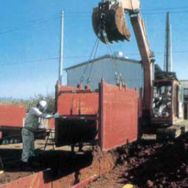 たて込み簡易土留工法
