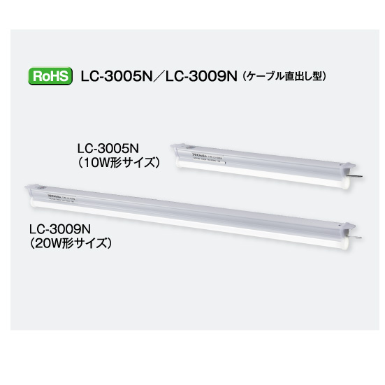 LED照明】盤用LED照明 LC-3005N/LC-3009N 篠原電機 | イプロスものづくり