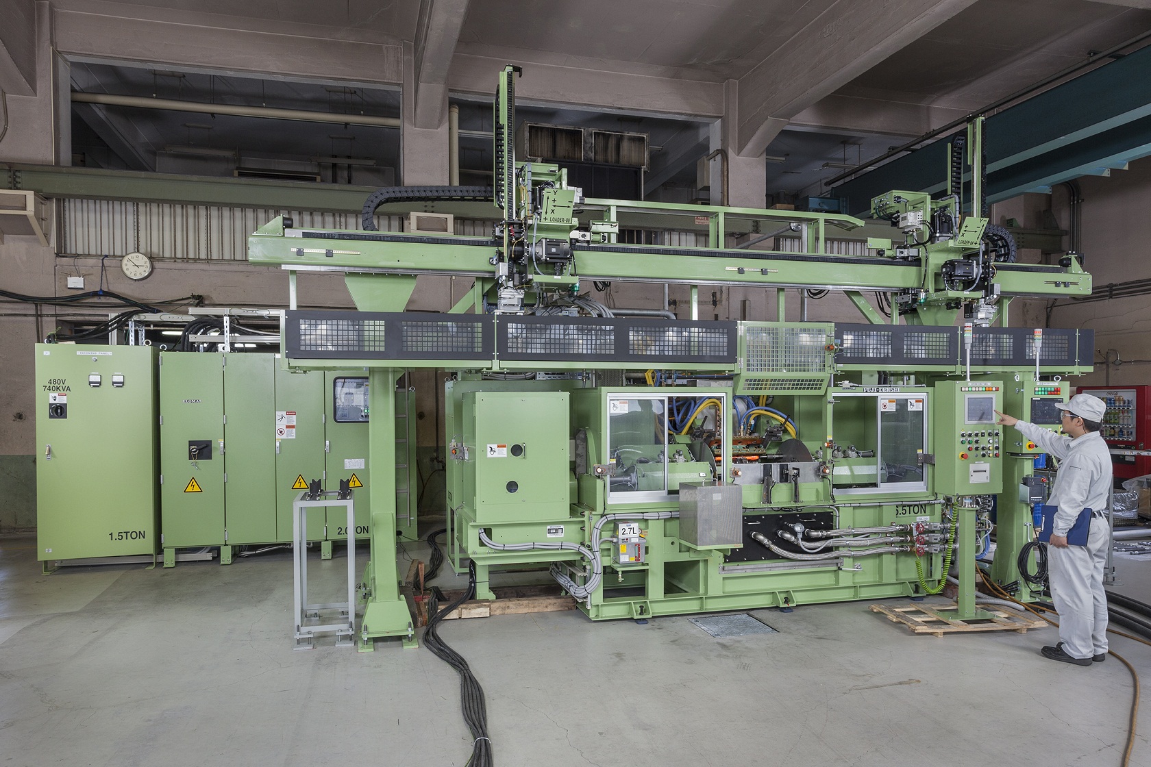 ドライブシャフト焼入設備