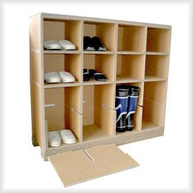 『下駄箱（4行×4列+組立式）』