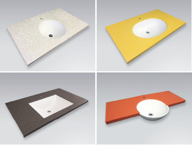 beawl(ビュール)　人工大理石製　ボウル一体型洗面カウンター