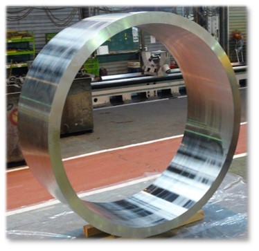 高強度非磁性鋼リング部材