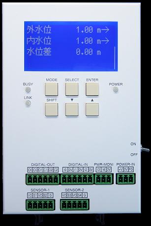 樋門内外水位計