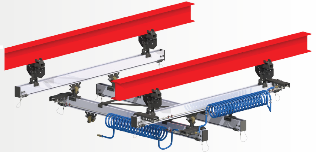 レールシステム「Knightレールシステム」落下防止対策◎