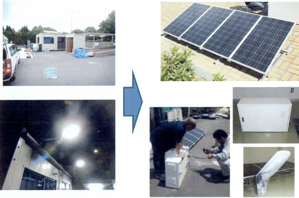 環境関連機器「ポータブル型太陽光発電システム」