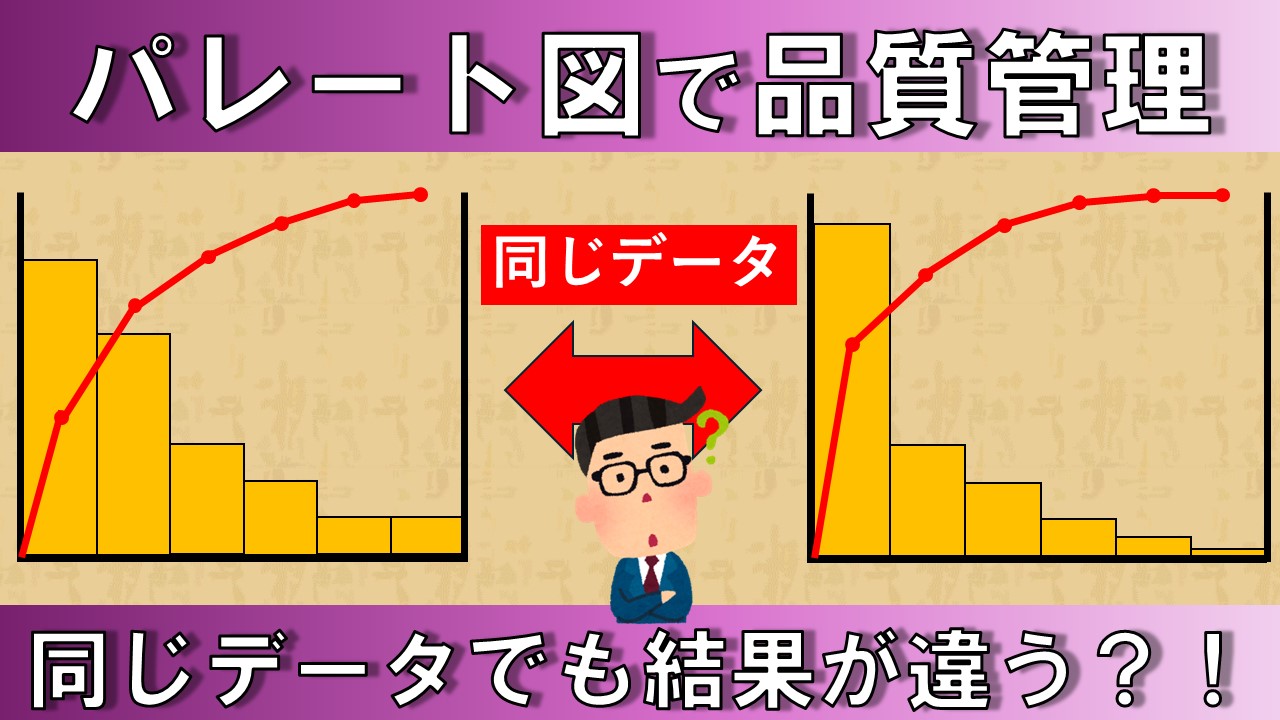 【動画資料】品質管理 パレート図　事例で解説！