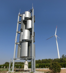 双方向型風力発電機（10KW級）導入事例】愛知県新舞子 エコ