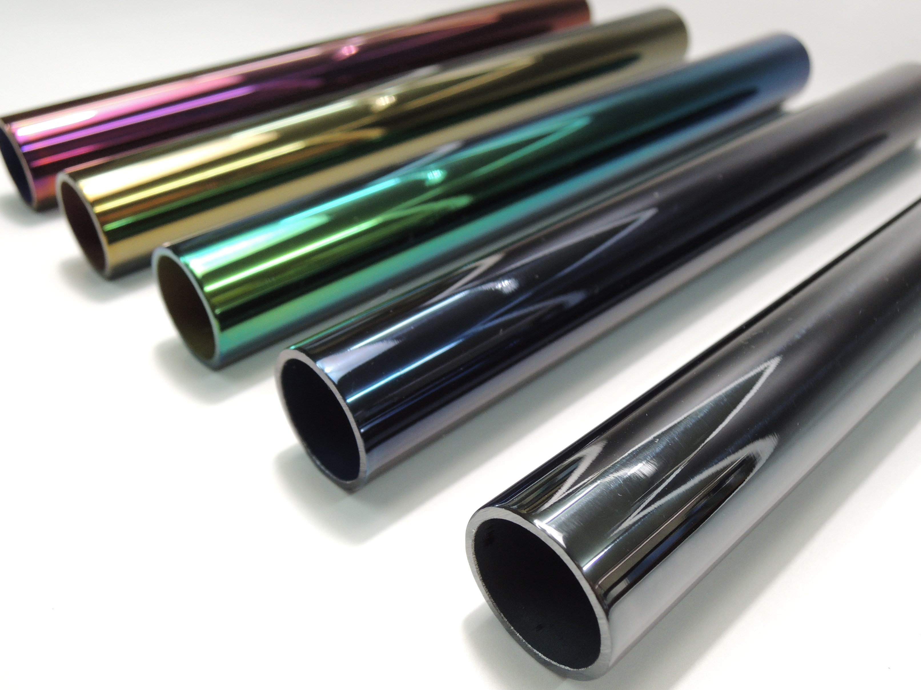 ステンレスの酸化発色