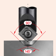 モミつけ加工 インサート式Wスポットセンター ツールド