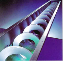 スパイラルコンベアSF「シャフトレス（無軸）スクリューコンベア」