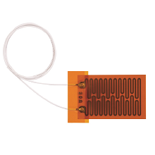 面状発熱体 標準品 FLヒーター01_PI_20Ω 粘着・電線付