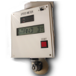 【デモ動画あり】電池式で持ち運びOK！横から測れるスピードメータ