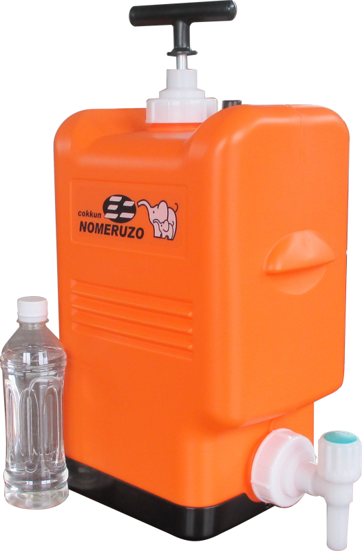 【新品未開封】ミヤサカ工業 コックン飲めるゾウミニ ポリタンク型浄水器 防災 ポリタンク型 非常用浄水器『コッくん 飲めるゾウ ミニ』 ミヤサカ工業