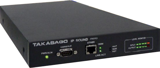 IP・音響変換伝送装置『IP SOUND mono』