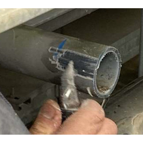 Regarding the construction of existing pipes with surface deterioration (removal of the deteriorated layer).