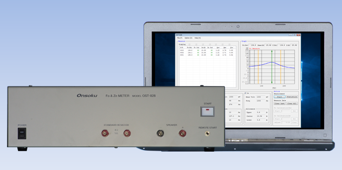 スピーカーFo&Ze測定器『OST-828』