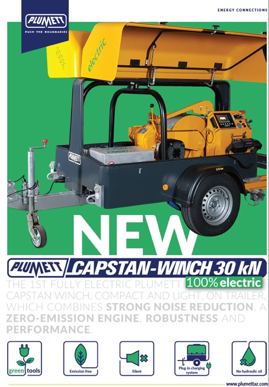 完全電動キャプスタンウインチ　TL3022DRE