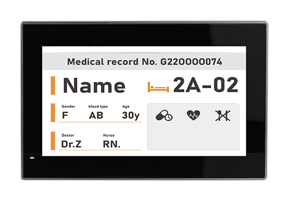 7"医療向け防水パネルPC IASO-W07A-N6210