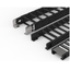 Heavy-duty nylon cable chain for industrial use.