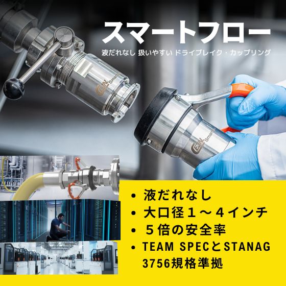 【半導体製造】チ ラーの液冷効率向上・大口径液だれなしカップリング