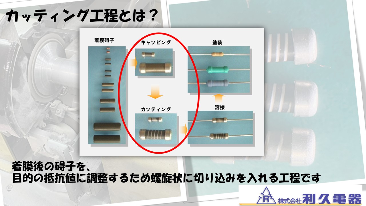 利久電器のコア技術 『カッティング』