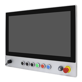 物理ボタン一体型 産業用タッチパネルPC ABOS-921DP