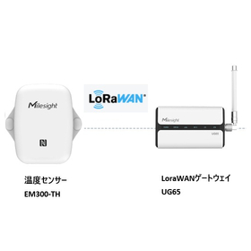 LoRaWAN温湿度センサーキット 工場内の温湿度をリモート監視