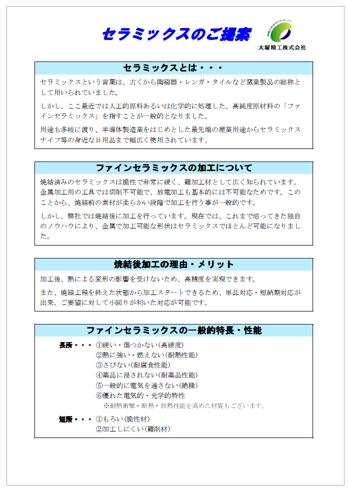 【資料】セラミックスのご提案