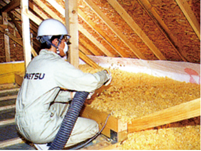 【断熱施工】ブローイング工法