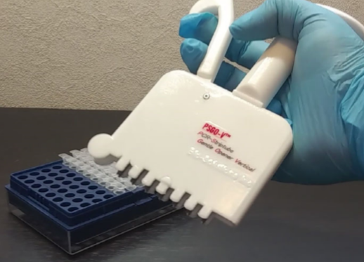 PCRストリップチューブ快適開栓器具『PSGO‐V』