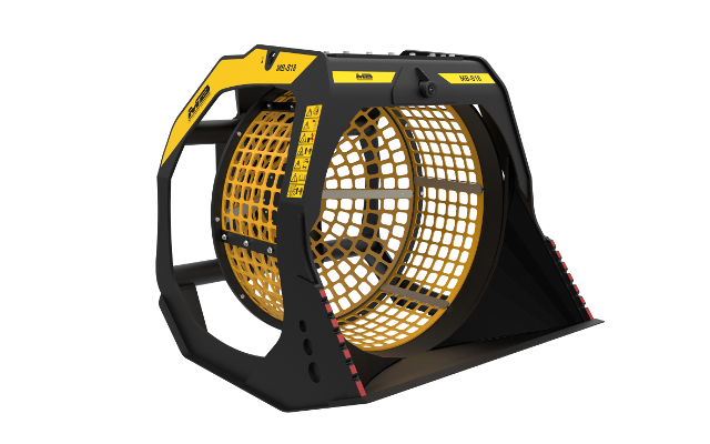 MBスクリーンバケット（バケット型回転ふるい機）