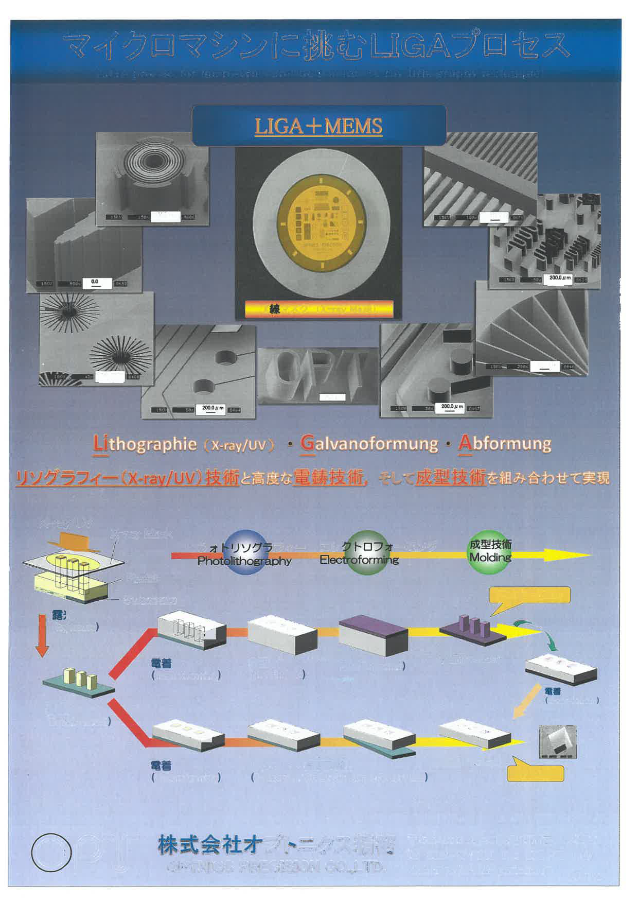 【資料進呈中！】マイクロマシンに挑むLIGAプロセス