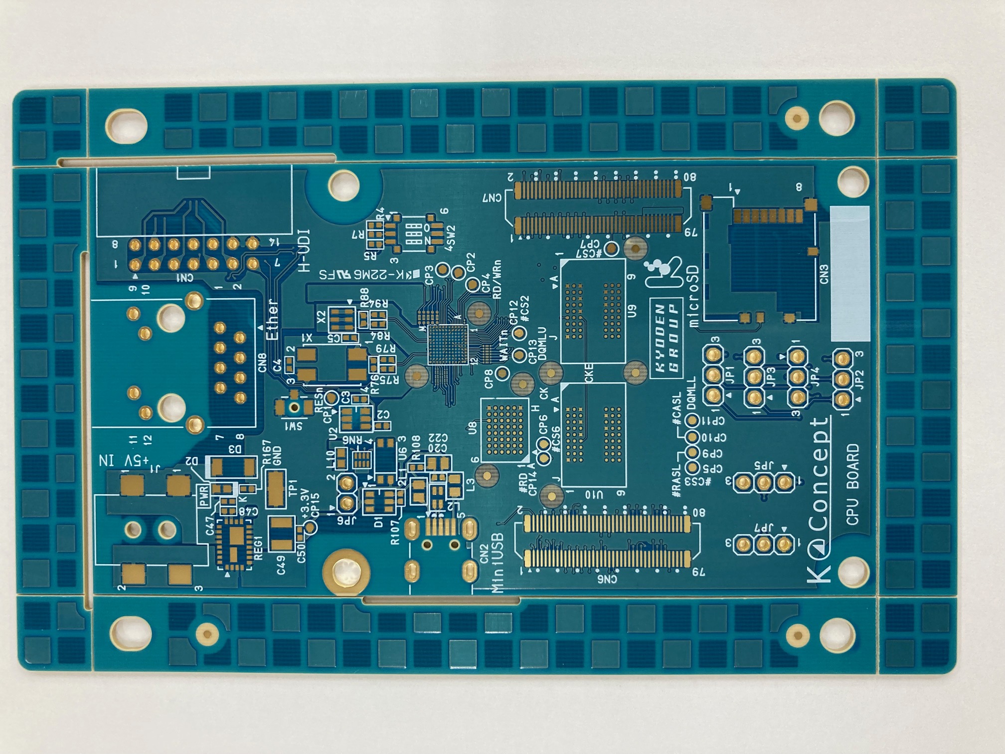 長府製作所統合基板TKC12A 0201」SMDチップ対応 6層(2-2-2)ビルドアップ基板 キョウデン