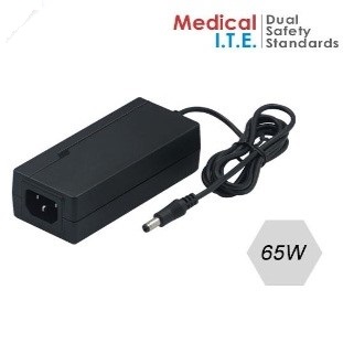 【製造業向け】65W 情報機器と医療機器のACアダプター・電源