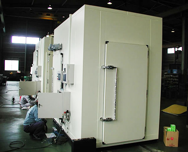 【施工実績】インライン型 高・低温試験機／熱衝撃試験