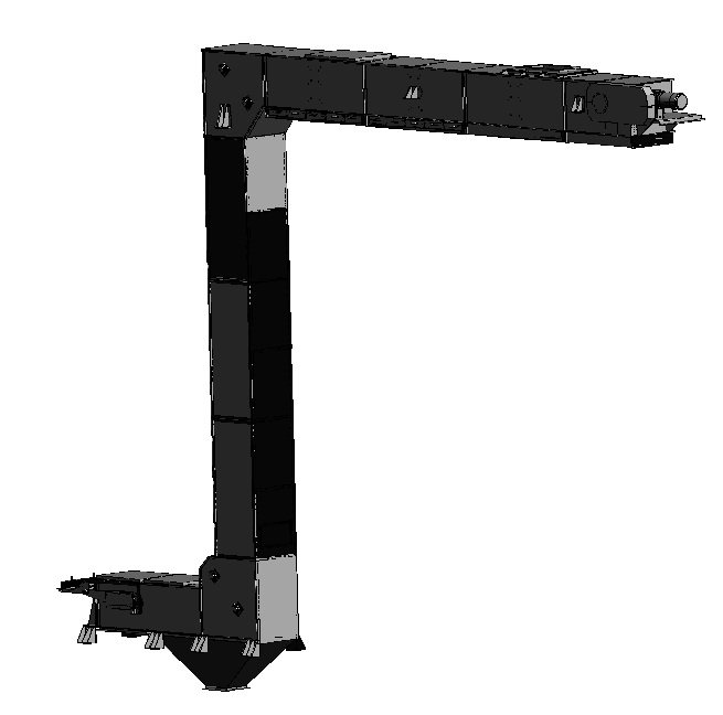 【新製品】常時上向きタイプのピボットコンベア（バケットコンベア）