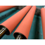 "Heat-resistant" silicone rubber roller [suitable for laminating and other uses]