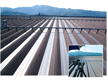 散水システム　折板屋根用シート　