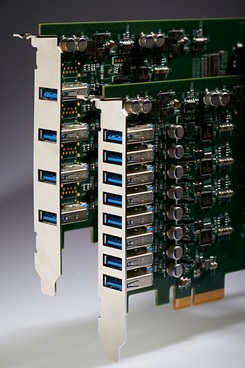 USB3.0 8ポートまで拡張可能なフレームグラバー