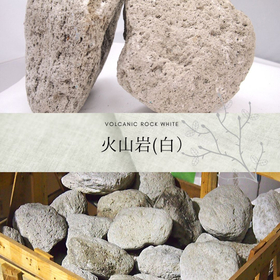 Gravel and Pebbles "Volcanic Rock White"