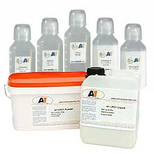 『エコ材A1』室外でもOK、石膏のような複合材