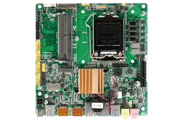 MicroATXマザーボード（4GHzのi3、メモリ16G 付き） MiniITX規格産業用マザーボード【MIX-Q370D1】 AAEON Technology