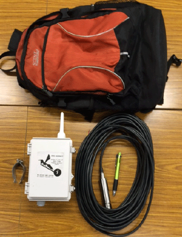 電池駆動 水位Web観測システム