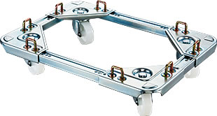 スチール製コンテナ台車「ルートボーイ（伸縮キャリー）201型」