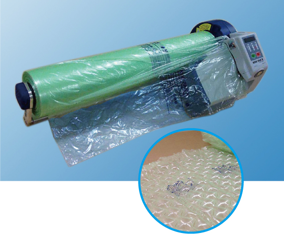 ミニパッカー（緩衝材製造機）、フィルム幅740ｍｍ対応